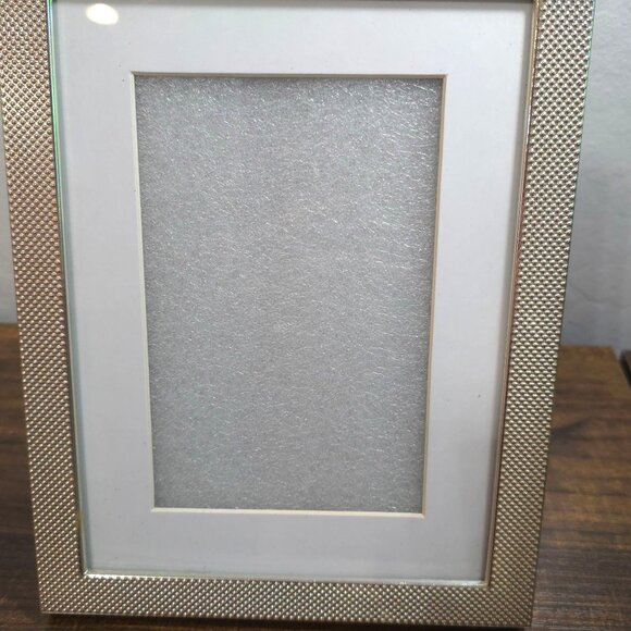 Two's Company Silver Textured  Frame Stunning Matted Wedding Anniversary Shiny - Picture 3 of 11